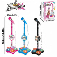 Load image into Gallery viewer, Kids Karaoke Microphone Toy with Flashing Lights – Fun Singing Machine for Girls, Music Toy with Speaker, Birthday Gift Idea for Little Singers,Christmas,Gift
