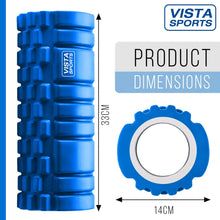 Load image into Gallery viewer, Foam Roller for Deep Tissue Muscle Massage Trigger Point Muscles Enhance Recovery for Physical Therapy and Rehab (Black)
