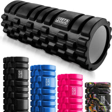 Load image into Gallery viewer, Foam Roller for Deep Tissue Muscle Massage Trigger Point Muscles Enhance Recovery for Physical Therapy and Rehab (Black)
