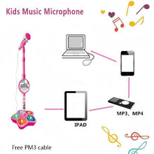 Load image into Gallery viewer, Kids Karaoke Microphone Toy with Flashing Lights – Fun Singing Machine for Girls, Music Toy with Speaker, Birthday Gift Idea for Little Singers,Christmas,Gift
