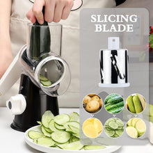 Load image into Gallery viewer, 3 in 1 Multifunctional Rotary Cheese Grater, Manual Vegetable Slicer for Carrot Cucumber Potato, Valentine&#39;s Day Gift,Christmas,For home
