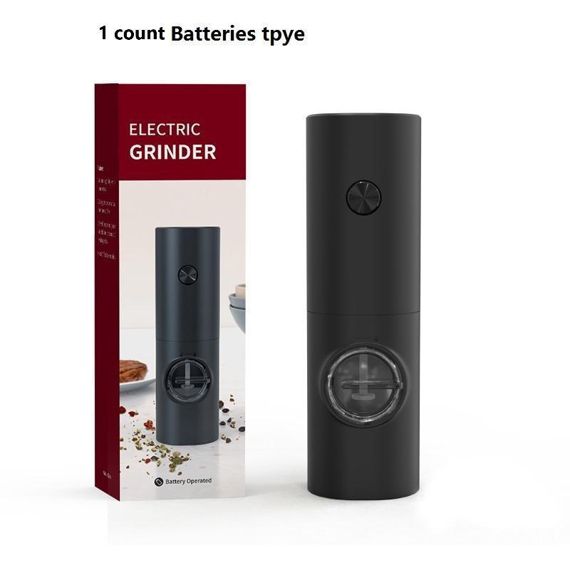 Electric Salt and Pepper Grinder Set Portable Automatic Grinding Tool Adjustable Coarseness Battery Operated Mill Household Kitchen Appliance for Cooking Seasoning and Daily Use Perfect Gift for Home Chefs and Food Lovers,Gift,Christmas