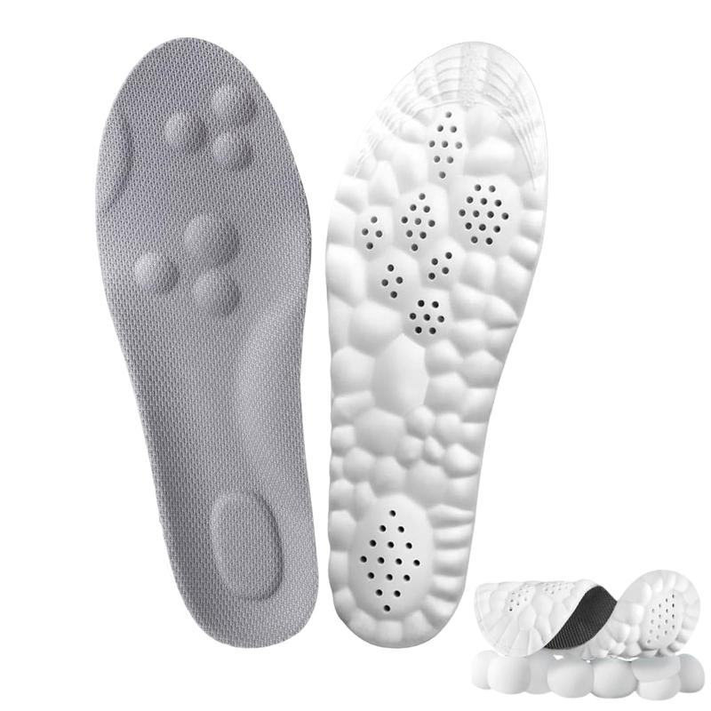 Soft Elastic Breathable Shoe Insoles - Lightweight and Sweat Absorbent, Comfortable for Non Tiring Feet in Bedroom Footwear,Gift,Christmas