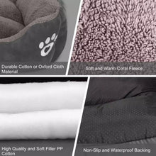 Load image into Gallery viewer, Soft &amp; Durable Dog Bed - Warm Fleece-Lined Pet Basket for Small to Large Dogs &amp; Cats - Ideal Winter Pet Sleeping Bed &amp; Gift - Machine Washable and Perfect for Puppies or Pets of All Sizes,Gift for pet,Christmas
