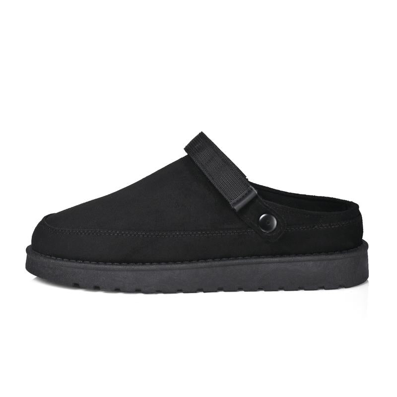 Woman Slippers Women Adjustable Clogs Warm Winter Cozy Slippers，Faux Fur，Lightweight，Non-Slip，Indoor and Outdoor Slippers for Women，Suede Snow Slippers