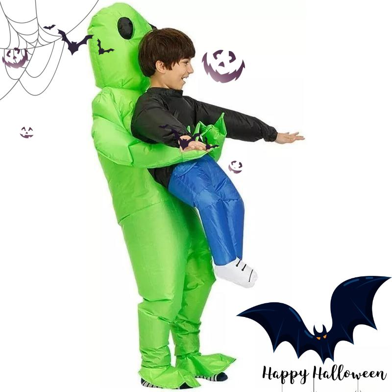 Party Alien Inflatable Costume Kids Adult Men Women Toy Blow Up Suits Party Dress UK  Kids Boys Girls Children Halloween Costume Cosplay Fancy Dress,Party gifts
