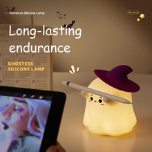 Load image into Gallery viewer, Cute Ghost Design Silicone Night Light,Creative Night Light(USB Rechargeable), Dimmable Decorative Lamp for Home Bedroom Living Room,bedside lamp,lamps bedroom,nightlight,Gift,lamp
