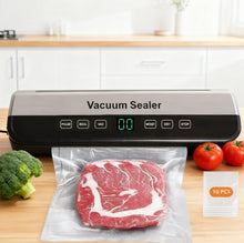Load image into Gallery viewer, 【Highly recommended by housewives】Vacuum Sealer Machine, 1 Count Household Vacuum Food Sealer with Vacuum Bag, Automatic Kitchen Food Storage Sealer, Kitchen Appliances,Household daily use preservation,Essential for families
