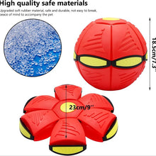 Load image into Gallery viewer, UFOMagic Ball,Portable Glowing Flying Toys Creative Fly Saucer Stomp Magic Balls,Decompression Flying Flat Throw Disc Balls Toy for Outdoor Sports Kids Gift flying ball toy magic ball outdoor dog toys doggy disc ball cheerble ball dog Flying Orb Ball,Gift
