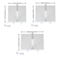 Load image into Gallery viewer, Acrylic Dry Erase Board with Led Light,LED Letter Message Board with Base &amp; Pen &amp; Glasses Clothes, Suitable for Office School Home, Craft Supplies,Festival activities
