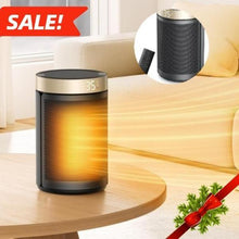 Load image into Gallery viewer, Dreo Electric Heater, 1500W Energy Efficient Space Room Heater, Upgrade Remote Portable Ceramic Fan Heaters, Thermostat, 3 Modes 12H Timer, Overheat &amp; Tip Over Protection, for Bedroom, Atom 316, Gold
