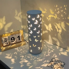 Load image into Gallery viewer, LED Butterfly pattern decorative projection ambient light, creative bedroom bedside lamp,Nightlight,Lighting,Decor,Gift
