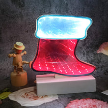 Load image into Gallery viewer, 【Christmas theme】Sensory Infinity Mirror Calming Visual Effect Battery Powered (3 AA batteries are needed),Nighting,Lamp,Decor,Christmas gift
