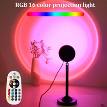 Load image into Gallery viewer, Sunset Lamp Projector LED Lights, Adjustable Projection LED Atmosphere Light, Night Light, Desk Lights for Bedroom Photography, Gadgets, Light Shades, Home Essentials, Room Accessories,night light
