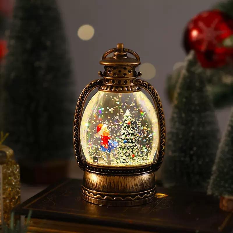 Christmas Water Crystal Ball Lamp, Decorative Light for Indoor Christmas Decoration, Perfect Gift for Bedroom Window Display,Decor,Christmas,Gift,lamp,,nighting