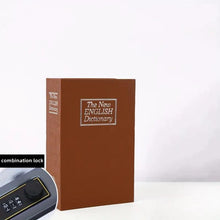 Load image into Gallery viewer, Book Box with Password Lock, 1 Count Hidden Secret Storage Box, Safe for Cash, Jewelry, Passports, Valuables, Secure Lock Box for Home, Travel,Office,
