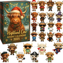 Load image into Gallery viewer, Highland Cow Advent Calendar 2025,gift,for you
