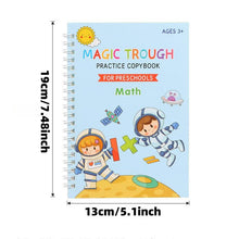 Load image into Gallery viewer, Magic Practice Scribe Book Set – 4 Books for Number, Letter, Math &amp; Drawing Practice, Includes Pen, 10 Refills, and Pencil Grip – Reusable Stationery Set,Gift
