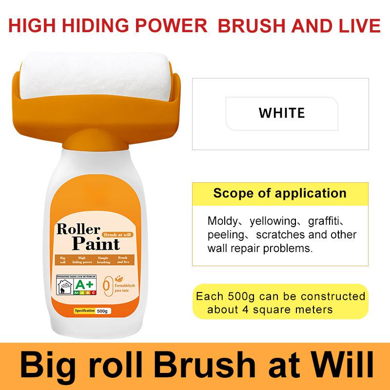 Paint for walls,Paint Supplies & Tools，white paint for walls,paint roller for walls，diy home projects,wall painting ideas,wall paint,portable paint,painting tools,For home