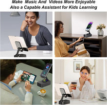 Load image into Gallery viewer, 【NEW】Wireless Bluetooth Speaker with Phone Stand, HD Surround Sound, Wireless Speaker with Adjustable &amp; Foldable Phone Holder, 6H playback time, Compatible with iPhone/iPad/Samsung, etc.
