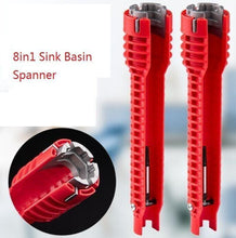 Load image into Gallery viewer, 8 in1 Multifunction Faucet Wrench Water Pipe Tap Spanner Bath Sink Installer UK
