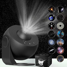 Load image into Gallery viewer, 13 In 1 Galaxy Projector Novelty Light, 360° Rotatable Starry Sky Projector Ambient Light with 13 Film Disc, Night Decor Light for Bedroom, Living Room,Nightlinght
