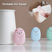 Load image into Gallery viewer, 6 Boxes (300 Sheets) Mini Disposable PortableTravel Paper Hand Soap Sheets for OutdoorCamping Hiking,Good product for tarvel,Essential items for children at school
