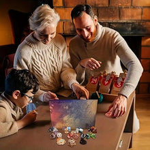 Load image into Gallery viewer, Dice Advent Calendar 2025 – 24 Polyhedral Dice Set for DND, RPG &amp; Tabletop Games | Christmas Countdown Gift for Gamers, Men &amp; Women,Christmas,Gift
