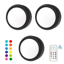 Load image into Gallery viewer, LED  Night Light, Battery Powered LED Cabinet Light With Remote &amp; Touch Control For Closets, Bedroom Walls, Cabinets, Walkways，lighting，Decor
