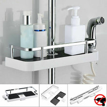Load image into Gallery viewer, Bathroom Shelf:Creates  stylish and practical display area for bathroom sundries,The appropriate circumference of a shower pole is between 1.8 and 2.5cm,For home
