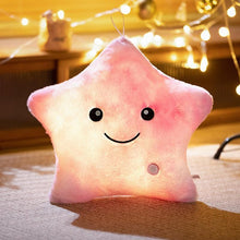 Load image into Gallery viewer, Light up pillow, Cuddly Cushion,LED Star Pillows,Light up cushion,Star toy,Sensory toys for autism,Glow pals,Glowing Luminous Light Up Soft Flashing Light Cushions(Colorful)

