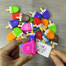 Load image into Gallery viewer, Ice Cream Shaped Alphabet Letters Matching Toy, 52pcs/set Counting Toy, Learning Toy for Boys Girls, Fine Motor Skills Toys,For children
