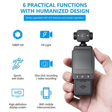 Load image into Gallery viewer, Portable Action Camera with 32G card, 1 Count 1080P FHD Action Camera with Audio &amp; Video Recording, Personal Camcorder with 360° Rotatable Lens, Wearable Recording Camera

