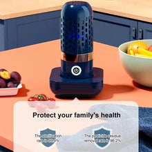Load image into Gallery viewer, Electric Wireless Vegetable Cleaner, Rechargeable Automatic Vegetable Fruit Cleaning Machine, Household Kitchen Appliances for Home Use,simple and portable fruit and vegetable cleaner,Essential for home use
