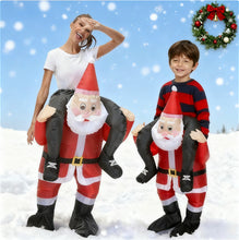 Load image into Gallery viewer, Inflatable Santa Claus Costume, 1 Count Inflatable Santa Cosplay, Blow Up Suit for Holiday Party, Birthday Party, Wedding,  Snowman Inflatable, Christmas Party Accessories
