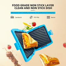 Load image into Gallery viewer, Silicone Sandwich Maker for Microwave Quick Even Cooking Dishwasher Safe Durable Kitchen Tool Practical Gift for Home Use

