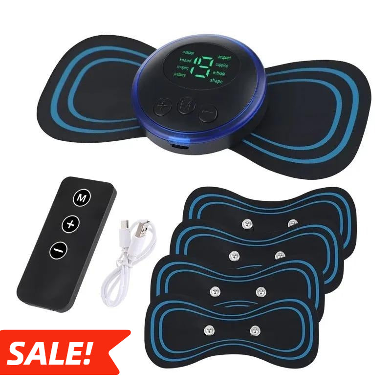 EMS Neck Massager 5 pcs Massager, Shoulder Relaxation Portable Neck Massager, Mini Massager Machine, 8 Modes 19 Gear Force, Relax your Body
