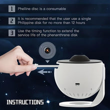 Load image into Gallery viewer, 13 In 1 Galaxy Projector Novelty Light, 360° Rotatable Starry Sky Projector Ambient Light with 13 Film Disc, Night Decor Light for Bedroom, Living Room,Nightlinght
