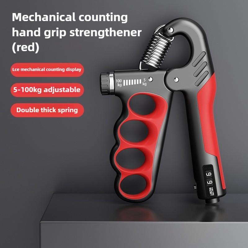 Adjustable Hand Grip Strength Trainer 5-100kg with LCD Display, Hand Grip Exerciser for Home Gym, Arm and Hand Strengthening Workout Equipment, Fitness Training Machine,Gift,Christmas present
