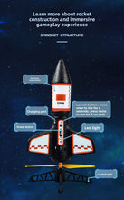 Load image into Gallery viewer, Electric Rocket Launcher Toy, Motorized Air Rocket Toy, Launches Rocket Up to 164 Feet, Fun Outdoor Toys, Self-launching Rocket Toy for Kids
