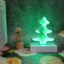 Load image into Gallery viewer, 【Christmas theme】Sensory Infinity Mirror Calming Visual Effect Battery Powered (3 AA batteries are needed),Nighting,Lamp,Decor,Christmas gift
