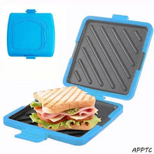 Load image into Gallery viewer, Silicone Sandwich Maker for Microwave Quick Even Cooking Dishwasher Safe Durable Kitchen Tool Practical Gift for Home Use,Breakfast Sandwich Grill
