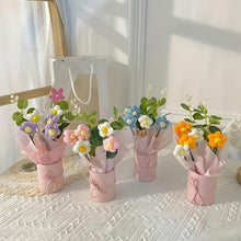 Load image into Gallery viewer, 【Gifts for girls】Crochet Flower Bouquet with Gift Box, 1 Set Handcrafted Crochet Flower Bouquet with Gift Box, Perfect for Birthdays, Anniversary Gifts, Decor,Christmas
