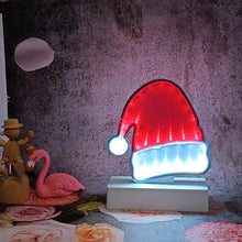 Load image into Gallery viewer, 【Christmas theme】Sensory Infinity Mirror Calming Visual Effect Battery Powered (3 AA batteries are needed),Nighting,Lamp,Decor,Christmas gift
