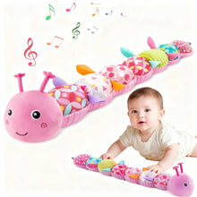 Load image into Gallery viewer, Baby Toys 0 3 6 9 12 Months New Born Baby Boy Girl Gifts, Caterpillar Sensory Musical Toys for 0-6 6-12 Months Old Babies, Tummy Time Toys Newborn Essentials (Pink)
