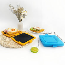 Load image into Gallery viewer, Silicone Sandwich Maker for Microwave Quick Even Cooking Dishwasher Safe Durable Kitchen Tool Practical Gift for Home Use
