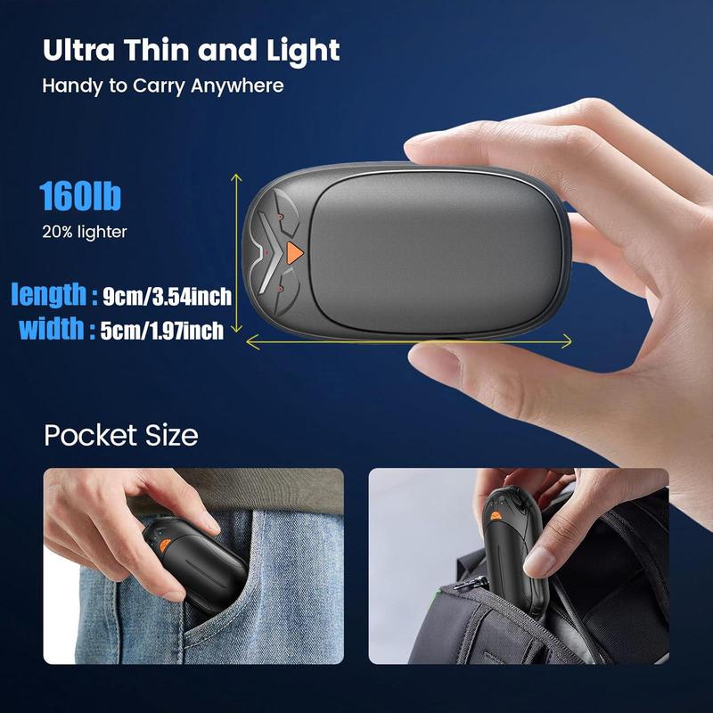 2-in-1 Rechargeable Hand Warmer, Owl-shaped Double-sided Hand Warmer, Portable Pocket Heater for Quick Heating, Compact, Lightweight, Safe and Explosion-proof