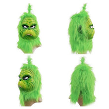 Load image into Gallery viewer, 【Christmas hat】The Latex Mask Adults Costume Cosplay christmas Decorations Outdoor  Family Party christmas Props christmas Costumes,For party
