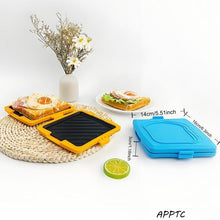 Load image into Gallery viewer, Silicone Sandwich Maker for Microwave Quick Even Cooking Dishwasher Safe Durable Kitchen Tool Practical Gift for Home Use,Breakfast Sandwich Grill
