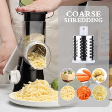 Load image into Gallery viewer, 3 in 1 Multifunctional Rotary Cheese Grater, Manual Vegetable Slicer for Carrot Cucumber Potato, Valentine&#39;s Day Gift,Christmas,For home
